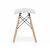 Artool Korfu Scandinavian Style Chair, Backless, PP, Wood, White, 47.5x36x46.5 cm 146435266