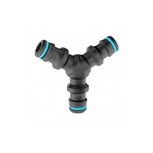 Conector ERGO în 3 căi pentru furtunuri de 1/2" și 3/4"