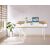 Jumi Computer Desk, MDF top, steel, with drawer and inner compartments, white and natural, 120x60x77 cm 105328267