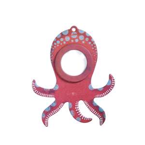 Londji Octopus Magnifying Glass, red octopus shaped magnifying glass for kids - Magnifying glass