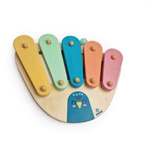 Svoora The Peacock Xylophone, wooden toy musical instrument for kids, 5 notes, colorful, peacock design - Nonbrand Toy Instrument