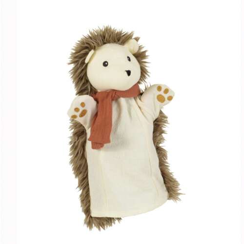 Egmont Toys Hedgehog Hand Puppet, soft and cuddly, perfect for storytelling and imaginative play