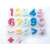 Marc Toys számok és matematikai jelek készlete, 17 darab, színes fa számok és jelek a matematika tanulásához