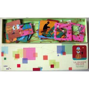 Djeco Grand Parade Mobile, a colorful mobile with animal and geometric shapes, perfect for a child's room - Babies & Toddler