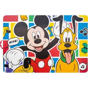 Mickey egér és Pluto tányéralátét, 43x28,1 cm, színes mintával - Tányéralátét