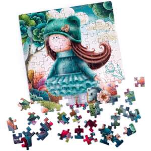 De.tail 120 piece jigsaw puzzle featuring a little girl with a horse - OEM