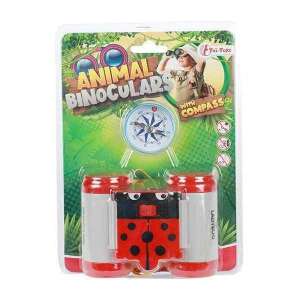 Toi-Toys Animal Binoculars with Compass, red ladybug design, kids toy binoculars - Binocular