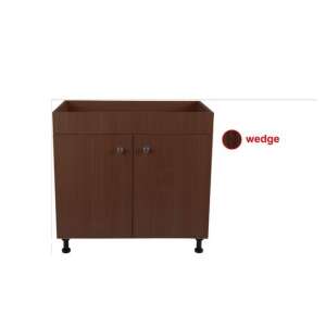 Konyhai Mosogatószekrény - Wenge - 2 Ajtó - 80x50x80 cm