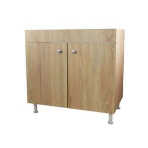 Sonoma kitchen cabinet with two doors and adjustable legs - Kitchen Furniture