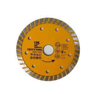 Rotor 125 mm-es gyémánt vágókorong betonhoz és kerámiához - Rotor