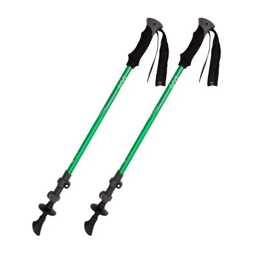 Zajo Trekking Poles ALU túrabotok, zöld és fekete, pár