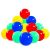 100 pcs Plastic Ball Set in a Bag, 7 cm, Robentoys 105329457