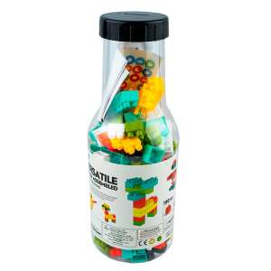 Színes Építőkockák - 180 db - Játékkészlet