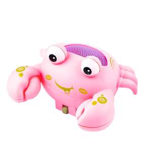 Rózsaszín felhúzható rák játék gyerekeknek, a rák húzózsinórral mozog és világít, tökéletes a képzeletbeli játékhoz - Nonbrand Interaktív gyerek játék