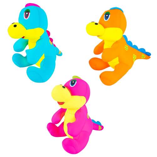 Dinoszaurusz alakú párna, kék, narancs, rózsaszín, gyerekszoba dekoráció, plüss játék