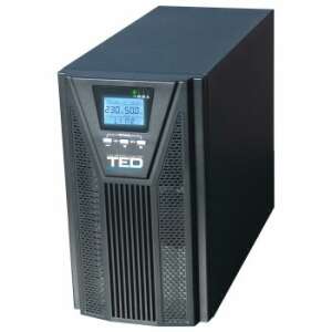 TED 1000VA Online UPS with LCD display, double conversion, management, 2 schuko outlets - Uninterruptible Power Supplies (UPS)