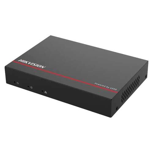 Hikvision DS-E04NI-Q1-4P1T 4 csatornás NVR 1TB SSD-vel, 4 PoE porttal, akár 4MP felbontással