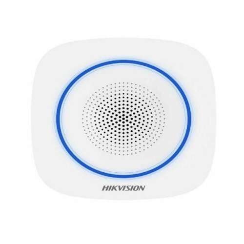 Hikvision DS-PS1-II-WE vezeték nélküli beltéri sziréna, fehér