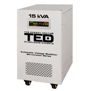 TED 15 kVA Automatic Voltage Stabilizer Servomotor Series - Uninterruptible Power Supplies (UPS)