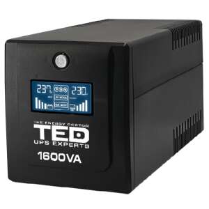TED UPS Expert 1600VA Line Interactive UPS with LCD display and 4 Schuko outlets - Uninterruptible Power Supplies (UPS)