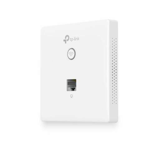 TP-Link EAP115-WALL vezeték nélküli hozzáférési pont, fehér, fali szerelésű, 2 port, PoE