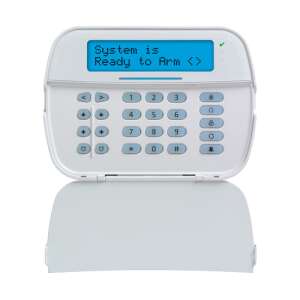 DSC HS2LCDWFPRO8EE3 Wireless Alphanumeric LCD Control Panel for PowerSeries PRO Security Systems - Alarm