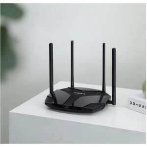 MERCUSYS MR80X AX3000 Wireless Gigabit Router, WI-Fi 6, Dual-Band 574 + 2402 Mbps, black