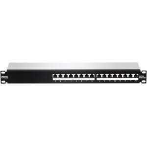 TRENDnet TC-P16C6AS 16 portos Cat6a árnyékolt patch panel - Trendnet