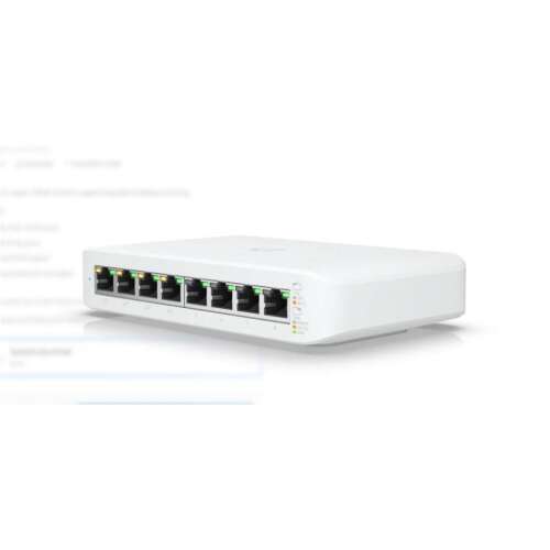 Ubiquiti UniFi USW-LITE-8-POE 8 portos Gigabit Ethernet switch 4 PoE porttal