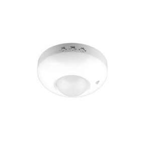 SPIN Raulconstruct 360° motion sensor with adjustable brightness, time delay, and sensitivity, white - Motion Sensor