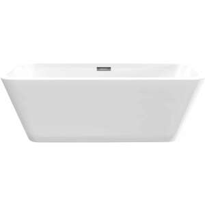 Harmony Freestanding Bath, 168 x 75 cm, Acrylic, White