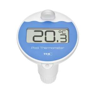 TFA vezeték nélküli medence hőmérő, méri a medence víz hőmérsékletét, a kijelzőn mutatja a hőmérsékletet - TFA