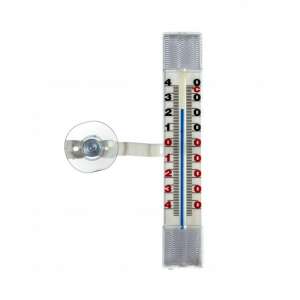 Kültéri Ablakhőmérő - Tapadókorongos - 130x25mm