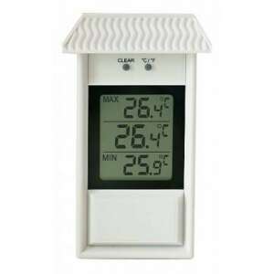 Digitális Max-Min Hőmérő - Beltéri/Kültéri - -25°C/+70°C