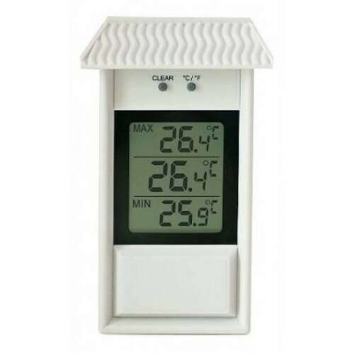 Digitális Max-Min Hőmérő - Beltéri/Kültéri - -25°C/+70°C