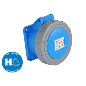 3P 16A Beépíthető Dugalj - Kék - IP67