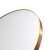 ARSLonga LUSTRO OWALNE 40/80 ZŁOTE - ARS-SCANDI4080-Z arany keretes ovális tükör