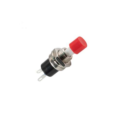 Home SP 02/RD push button switch, 1 circuit, mini latching, red