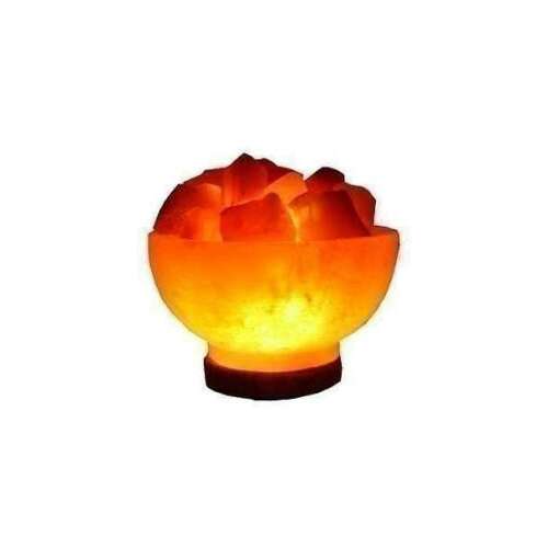 Himalája Só Kristály Lámpa - Tűz Tál - Ø6 cm