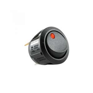 Home STV 11 beleuchteter Kippschalter, 1 Kreis - 2 Positionen, 250 V, 6 A, rot - Schalter