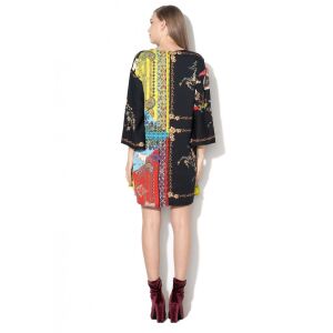 Desigual Yaiza Virágos-Állatos Női Ruha - 3/4 Ujjú - 36 126941625 - Desigual