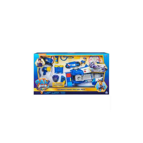 Mancs Őrjárat A Film Ultimate Chase rajongói ajándékcsomag, 12 darabos szett átalakítható járművel, figurával és kiegészítőkkel