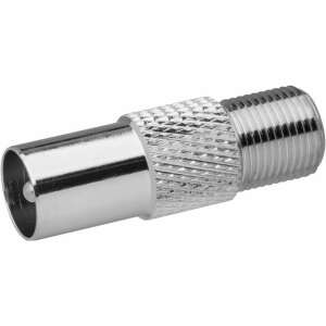 EMOS F-IEC adapter, 10 darabos csomag, koaxiális kábel csatlakoztatásához - Koax csatlakozó