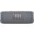 Close-up of JBL Flip 6 grey Bluetooth speaker, front view