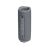JBL Flip 6 grey portable Bluetooth speaker, side view with controls