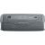 Side view of JBL Flip 6 grey portable Bluetooth speaker with controls