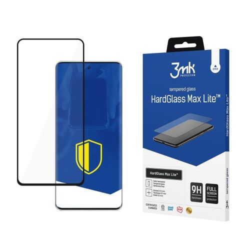 Xiaomi 12 Lite - 3mk HardGlass Max Lite 163567465 - Kijelzővédő fólia