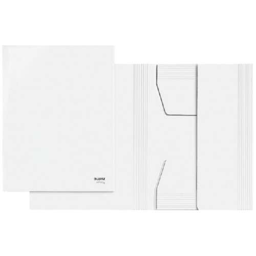 LEITZ "Infinity" A4 újrahasznosított karton fehér pólyás dosszié