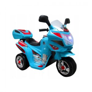 M6 R-Sport Blue Electric Motorcycle for Kids, 3-Wheeled Ride-On Toy - R-Sport
