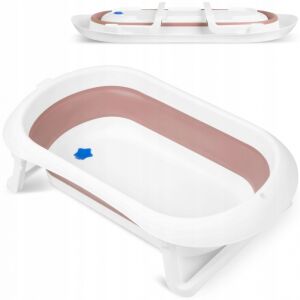 Ricokids folding baby bathtub: space-saving design, newborn - Ricokids Baby Bathtub, Bath Stand
